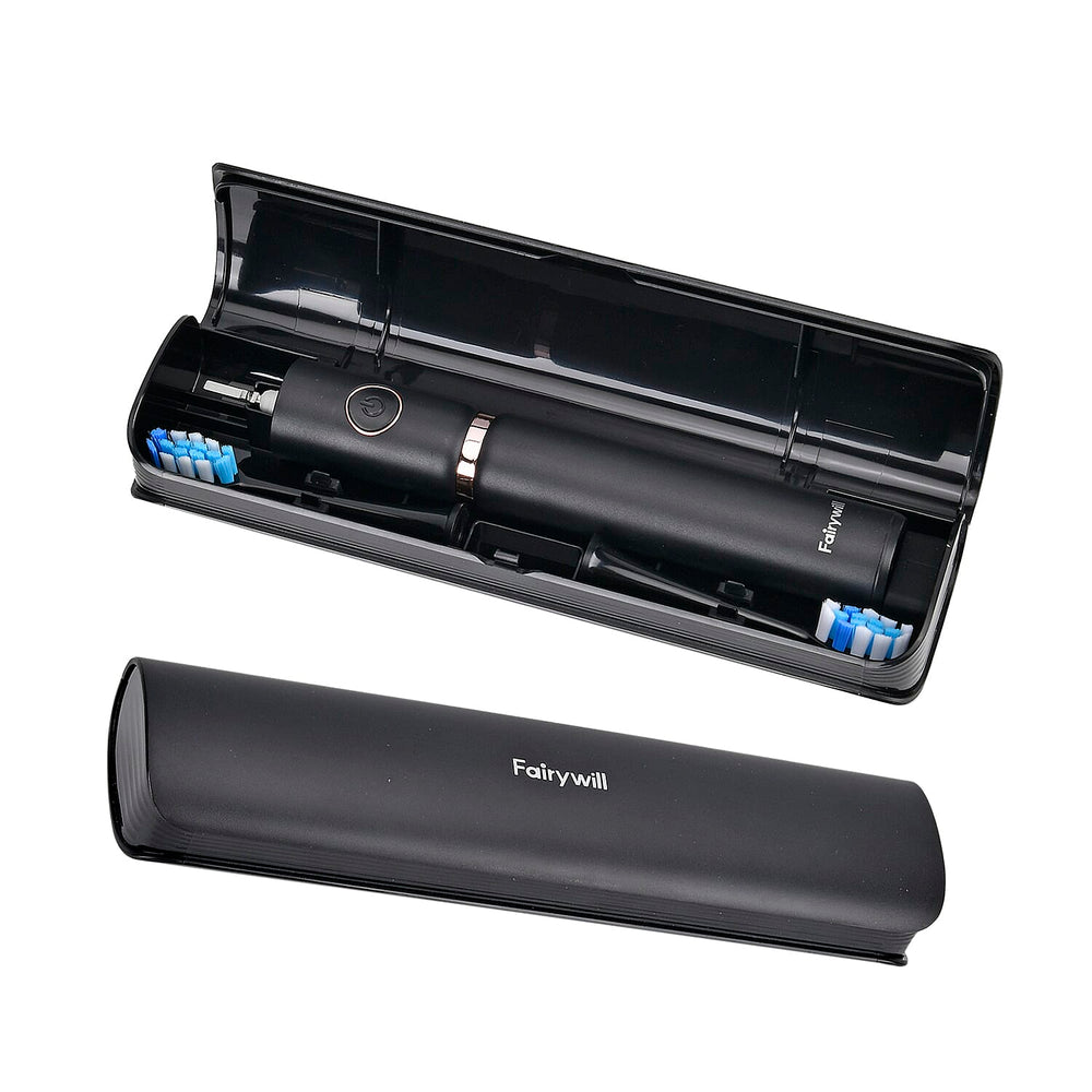 Fairywill Sonic Electronic Toothbrush with Travel Case; Comes with 8 Replaceable Toothbrush Heads