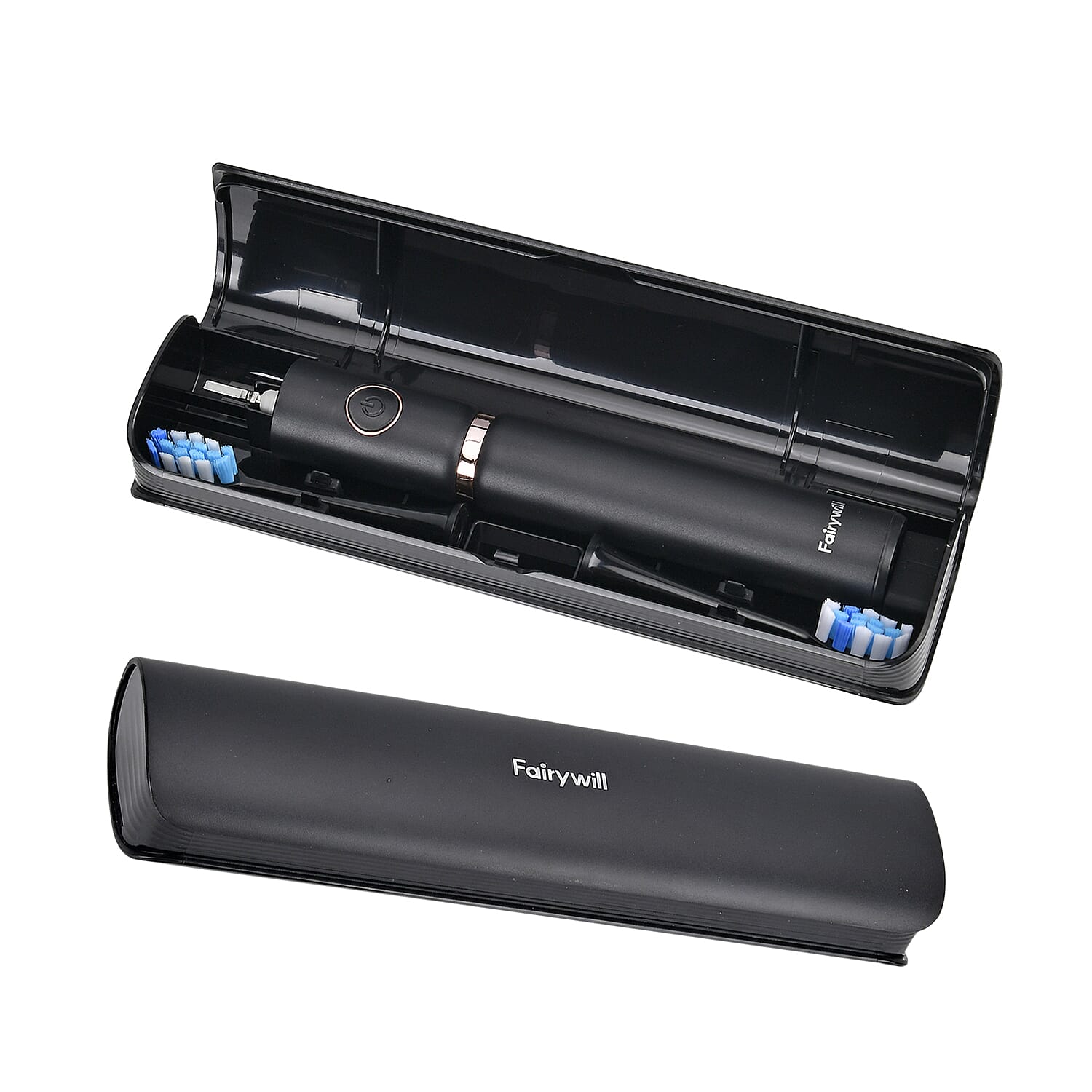 Fairywill Sonic Electronic Toothbrush with Travel Case; Comes with 8 Replaceable Toothbrush Heads