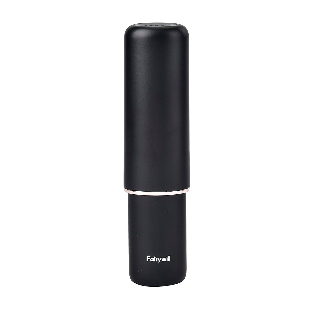 Fairywill T9 Electric Toothbrush with 4 Brush Heads & 1 Vented Cap (USB Powered 650mAh Rechargeable Battery) - Black