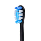 Fairywill T9 Electric Toothbrush with 4 Brush Heads & 1 Vented Cap (USB Powered 650mAh Rechargeable Battery) - Black