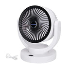 Air Circulation Fan with 3 Speed Modes (2000mAh Battery) - White