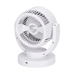 Air Circulation Fan with 3 Speed Modes (2000mAh Battery) - White