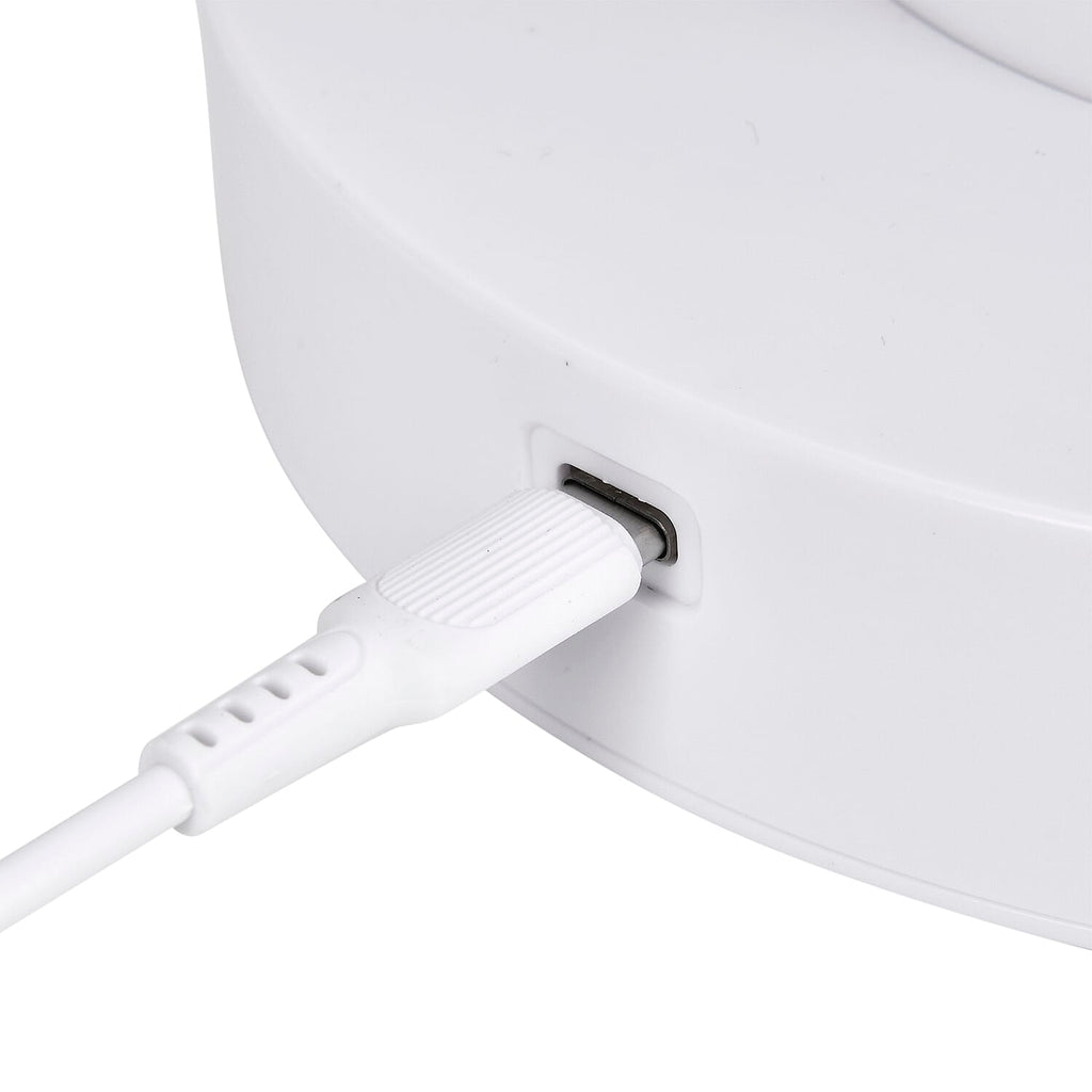 Air Circulation Fan with 3 Speed Modes (2000mAh Battery) - White