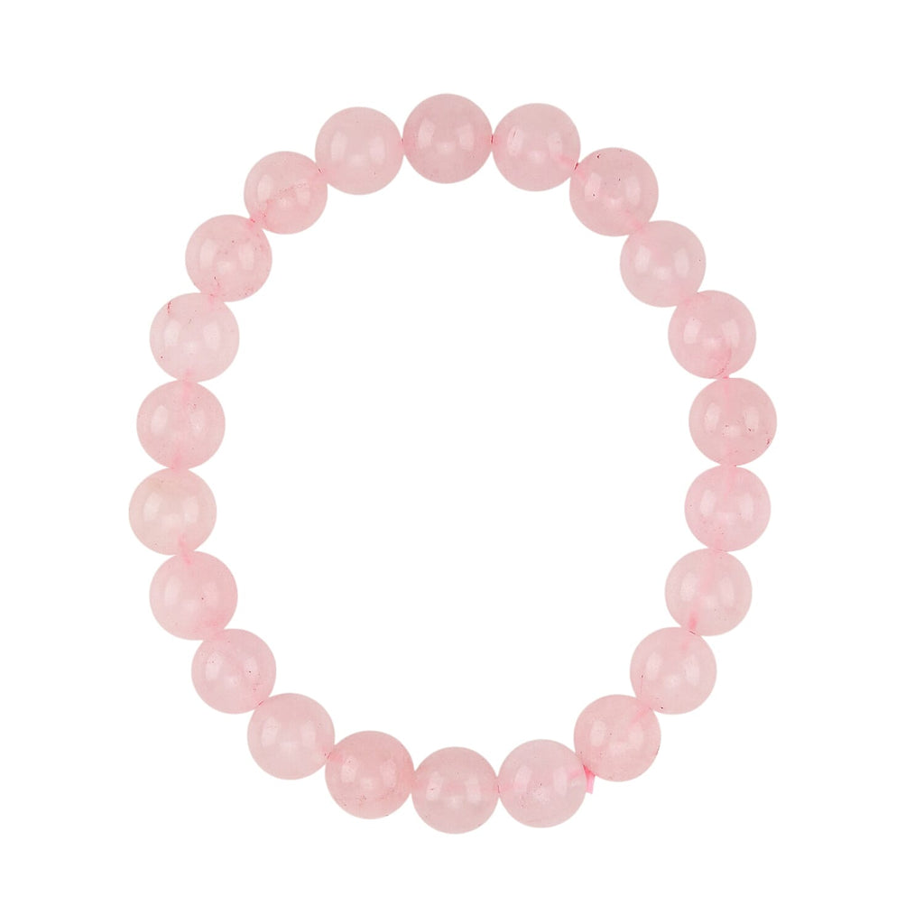 80 Genuine Gemstone Frame Collection with Bracelet (Size 7 Strachable) - Rose Quartz