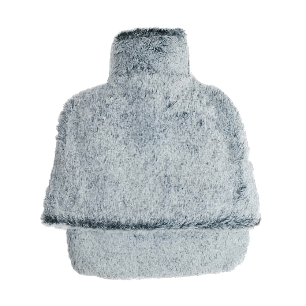 Faux Fur Hot Water Bottle (Size - One Size) - Grey