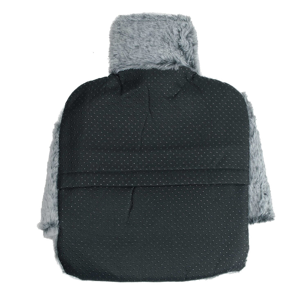 Faux Fur Hot Water Bottle (Size - One Size) - Grey