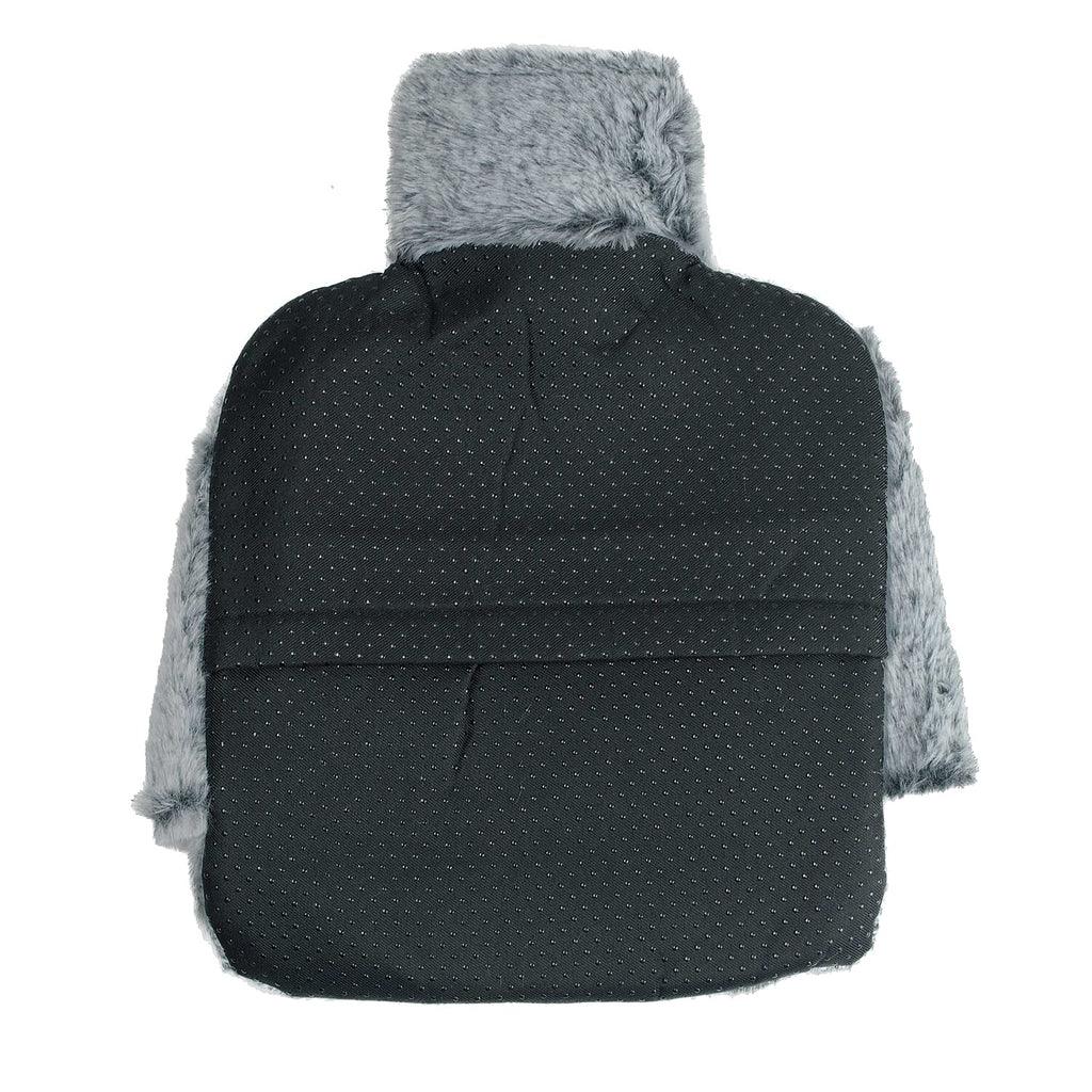 Faux Fur Hot Water Bottle (Size - One Size) - Grey