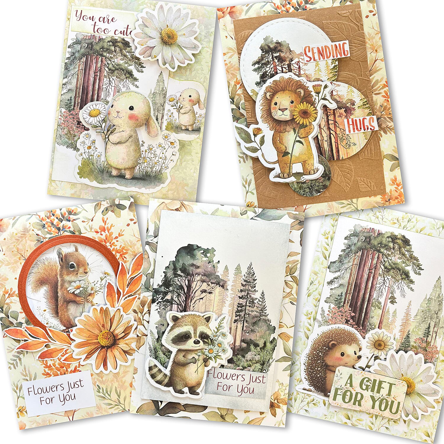 Ideal World Christmas Cracker-Create-A-Card Kit (18 piece) and Sentiment Stamp Set (5 piece)