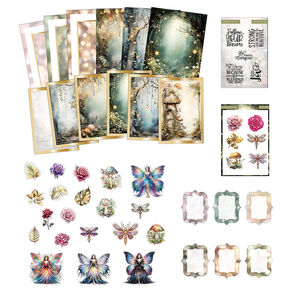 Follow Your Dreams- Create-A-Card Kit (18 piece) and Stamp Set (7 piece)