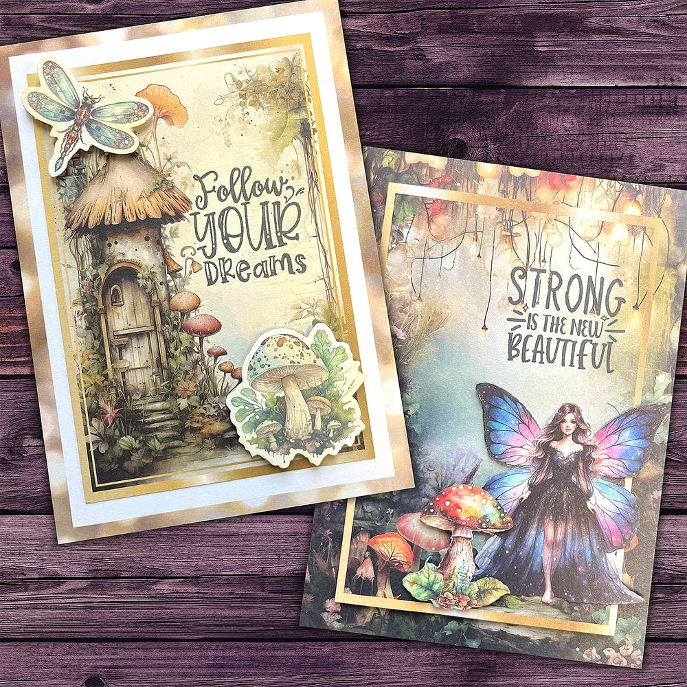 Follow Your Dreams- Create-A-Card Kit (18 piece) and Stamp Set (7 piece)