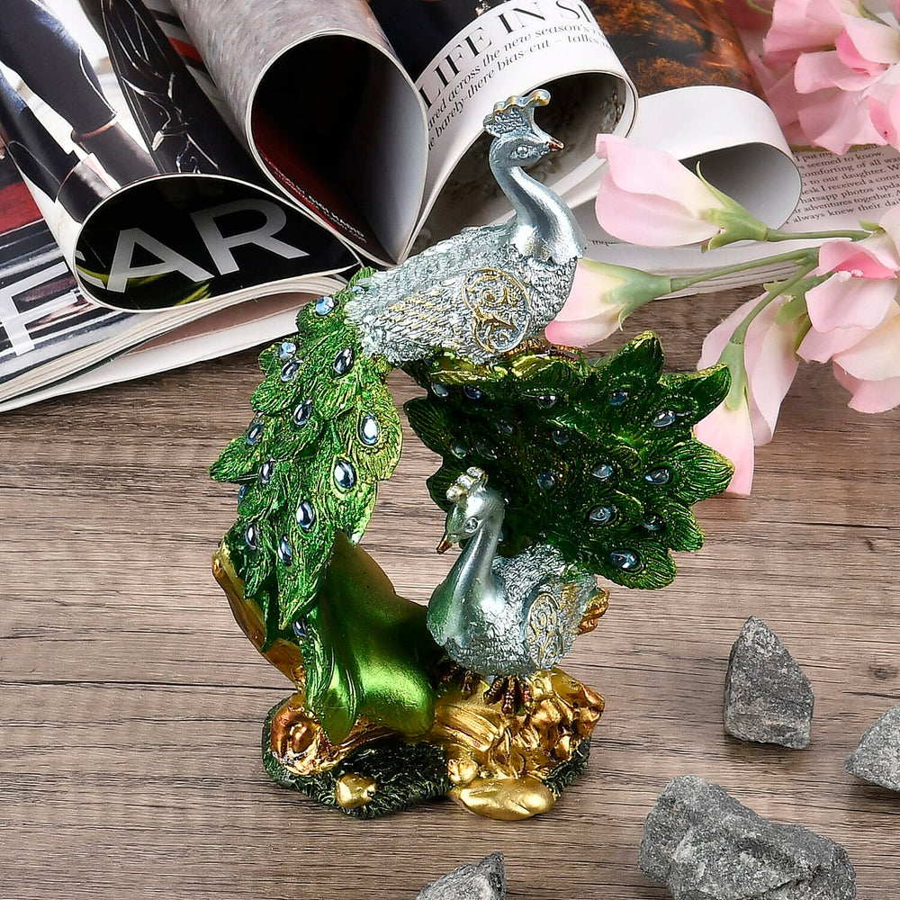 Boutique Collection - Decorative Peacock Figurine (Size 21x11x10 cm)