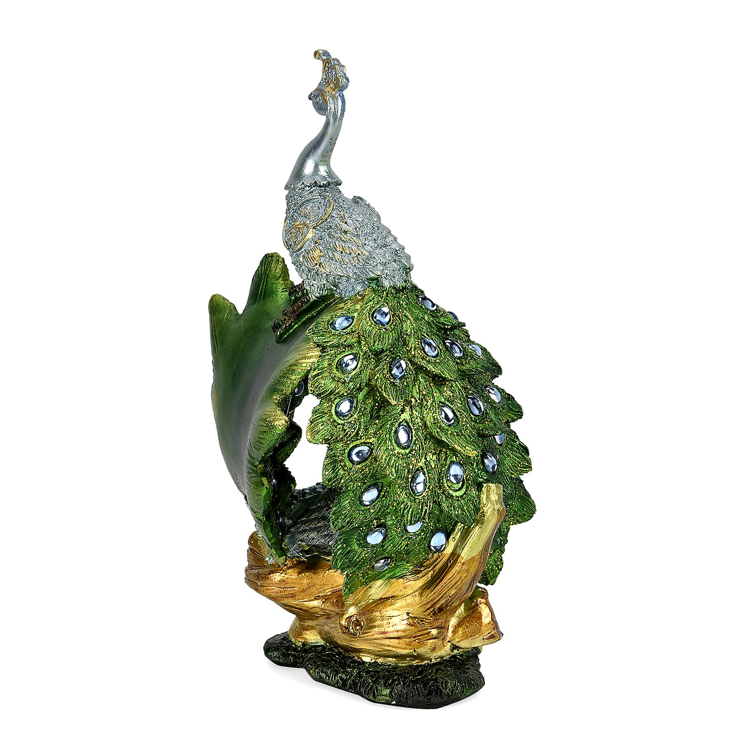 Boutique Collection - Decorative Peacock Figurine (Size 21x11x10 cm)