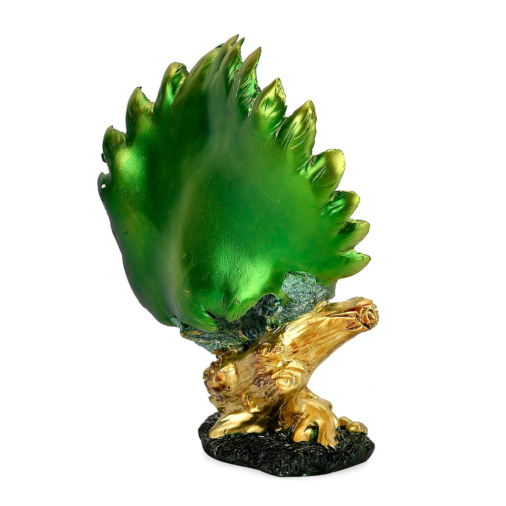 Boutique Collection - Decorative Peacock Figurine (Size 19x16x5 cm)