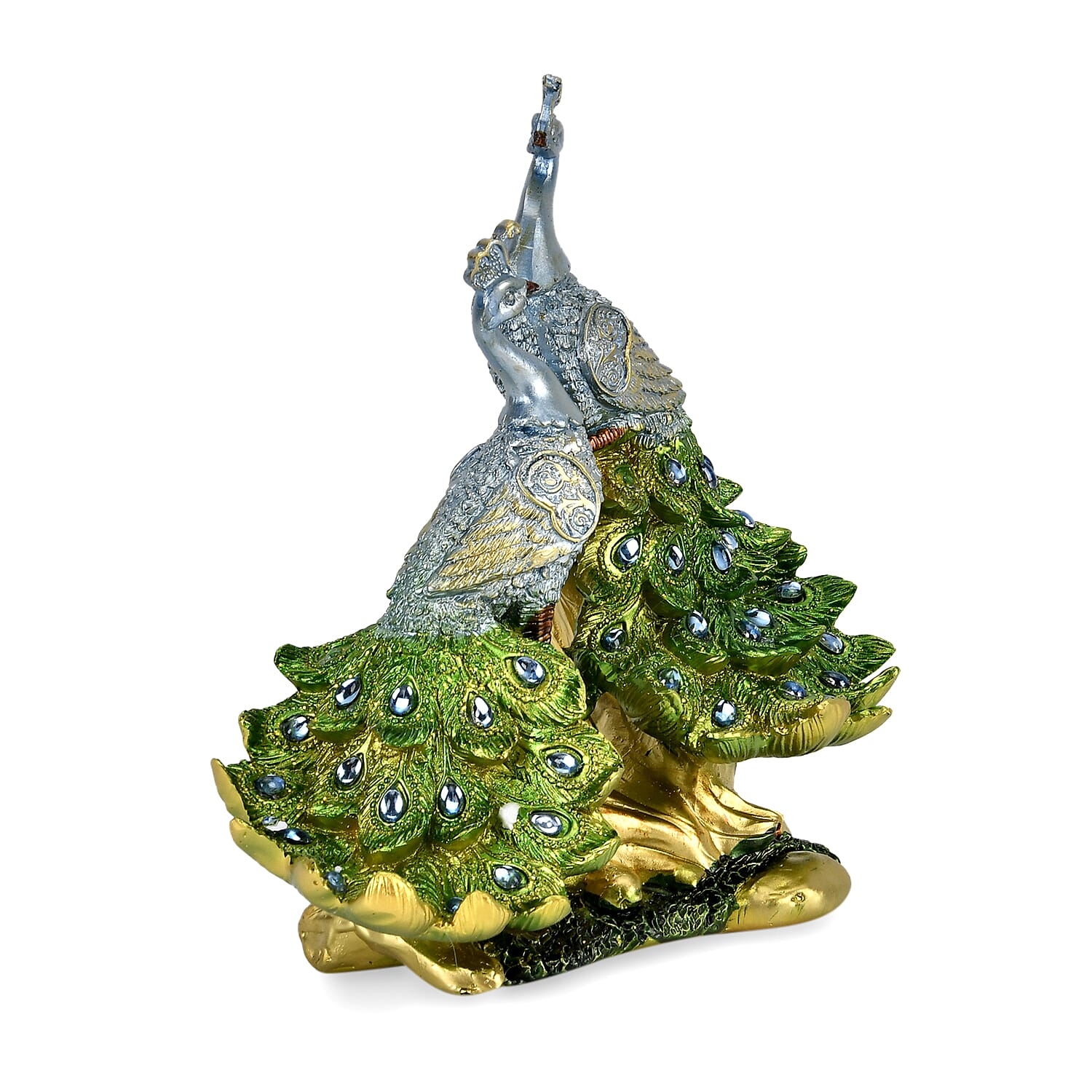 Boutique Collection - Decorative Peacock Figurine (Size 18x17x7 cm)