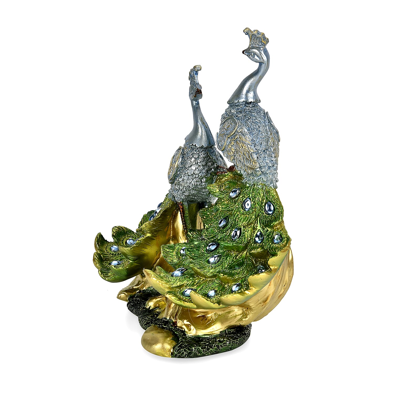 Boutique Collection - Decorative Peacock Figurine (Size 18x17x7 cm)