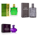 Fine Perfumery Humble,Grey & Delicate EDP (100ml Each)