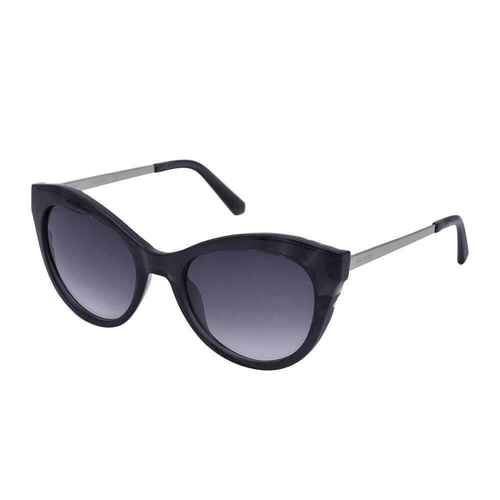 SWAROVKSI Dark Grey Cat-Eye Sunglasses with Grey Lenses