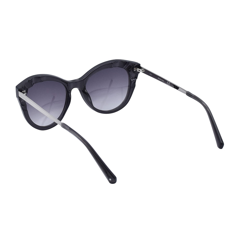 SWAROVKSI Dark Grey Cat-Eye Sunglasses with Grey Lenses