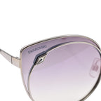 Womens Retro Rimless Purple Sunglasses