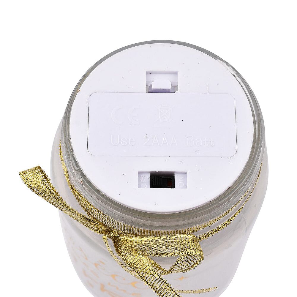 Firefly Words LED Prosecco Jar (Sparkle) - White