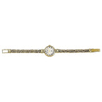 First Time Ever- 9K Yellow Gold BYZANTINE Watch with Swiss Movement, Gold Wt.18.50 Gms