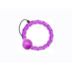 Weighted Smart Hula Ring Hoops with 360 Auto Rotation Massage - Purple