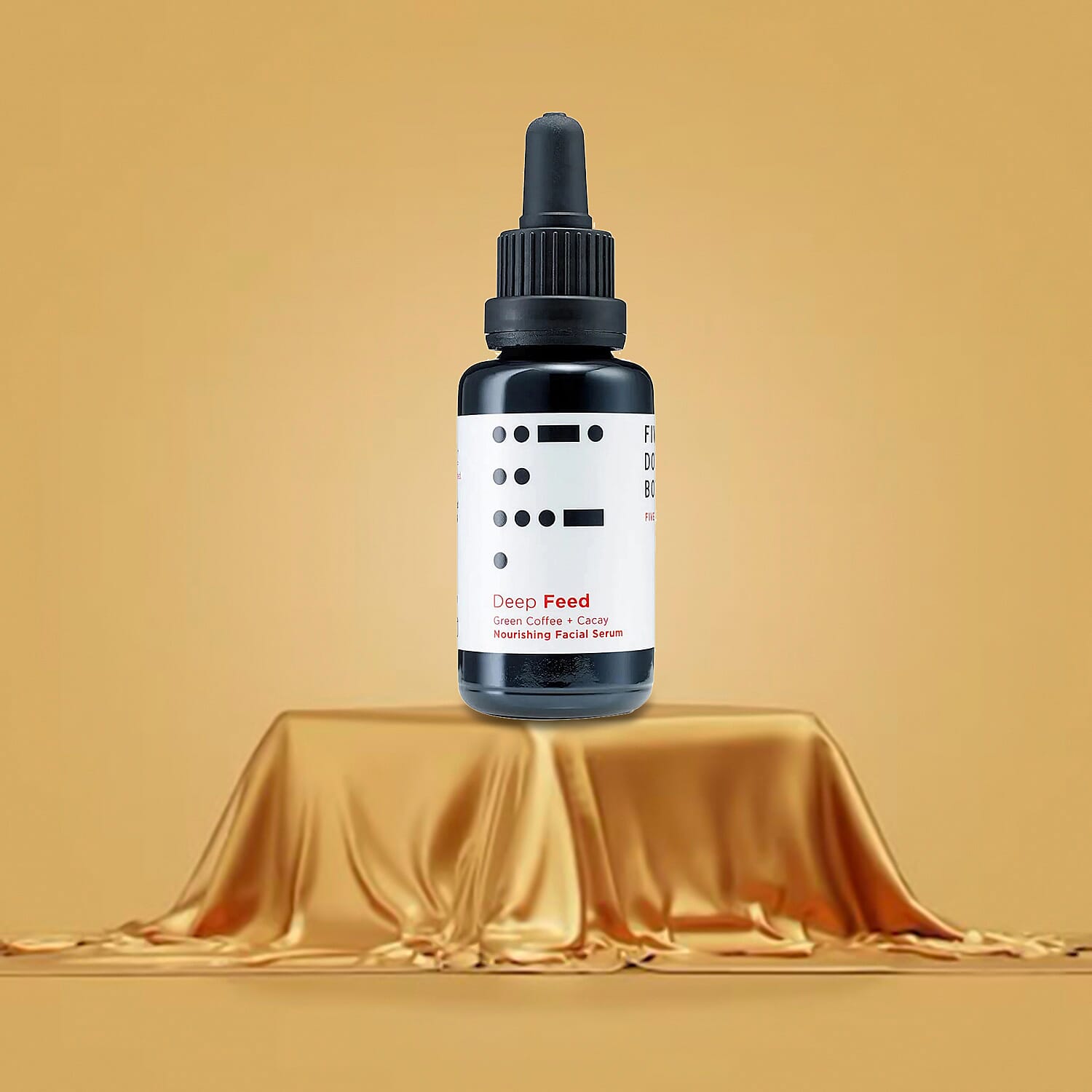 Five Dot Botanics- Deep Feed Green Coffee - Cacay Nourishing Facial Serum 30ml