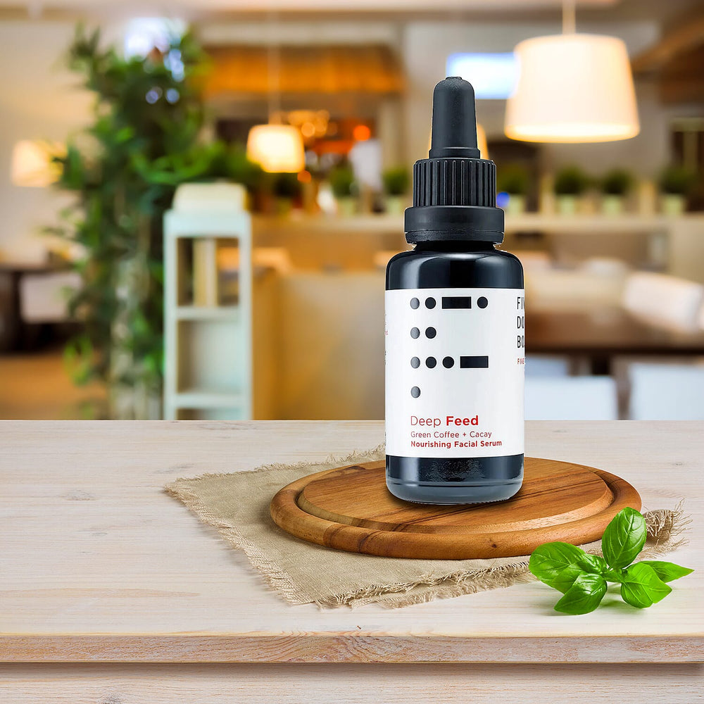 Five Dot Botanics- Deep Feed Green Coffee - Cacay Nourishing Facial Serum 30ml