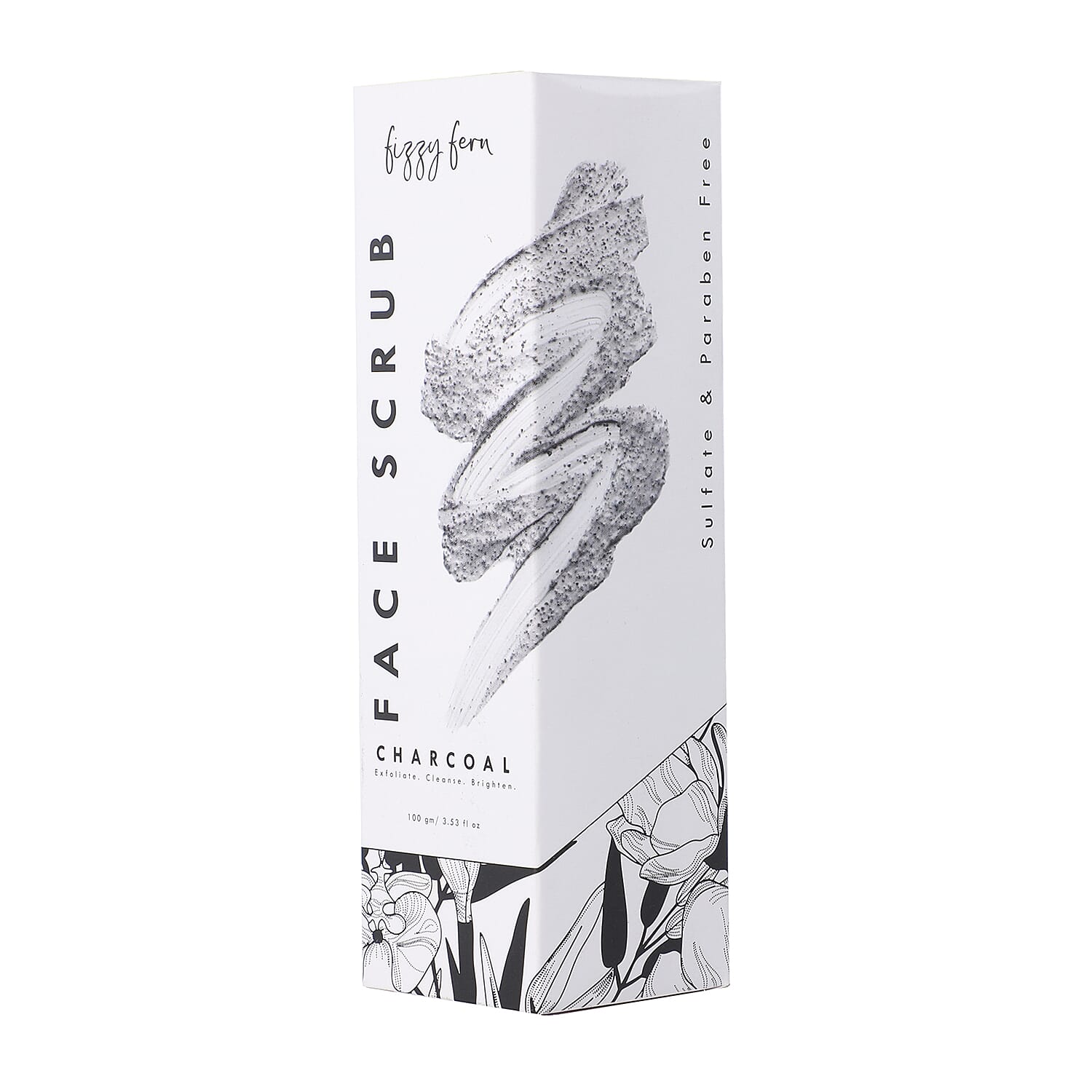 Fizzy Fern- Charcoal Face Scrub with Turmeric - Tamarind Extract