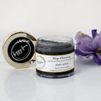 Fizzy Fern- Deep Cleansing Body Scrub with Charcoal, Shea Butter and Wheat Germ Oil
