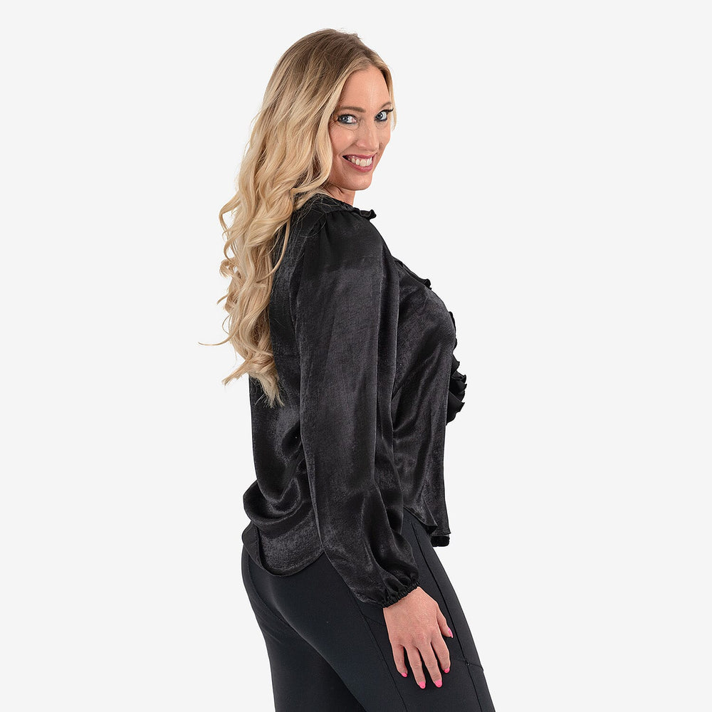 IW  Blouse (Size - 12) - Black