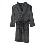 Styled By Supersoft Fleece Dressing Gown with Pockets (Size L-XL) - Grey