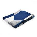 Flannel Printed Blanket - Large - 200 GSM - Blue