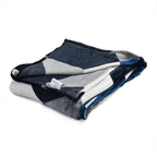 Flannel Printed Blanket - Large - 200 GSM - Blue