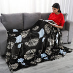 Flannel Printed Blanket (Size 200x1 cm) - Multi Color & Multicolor