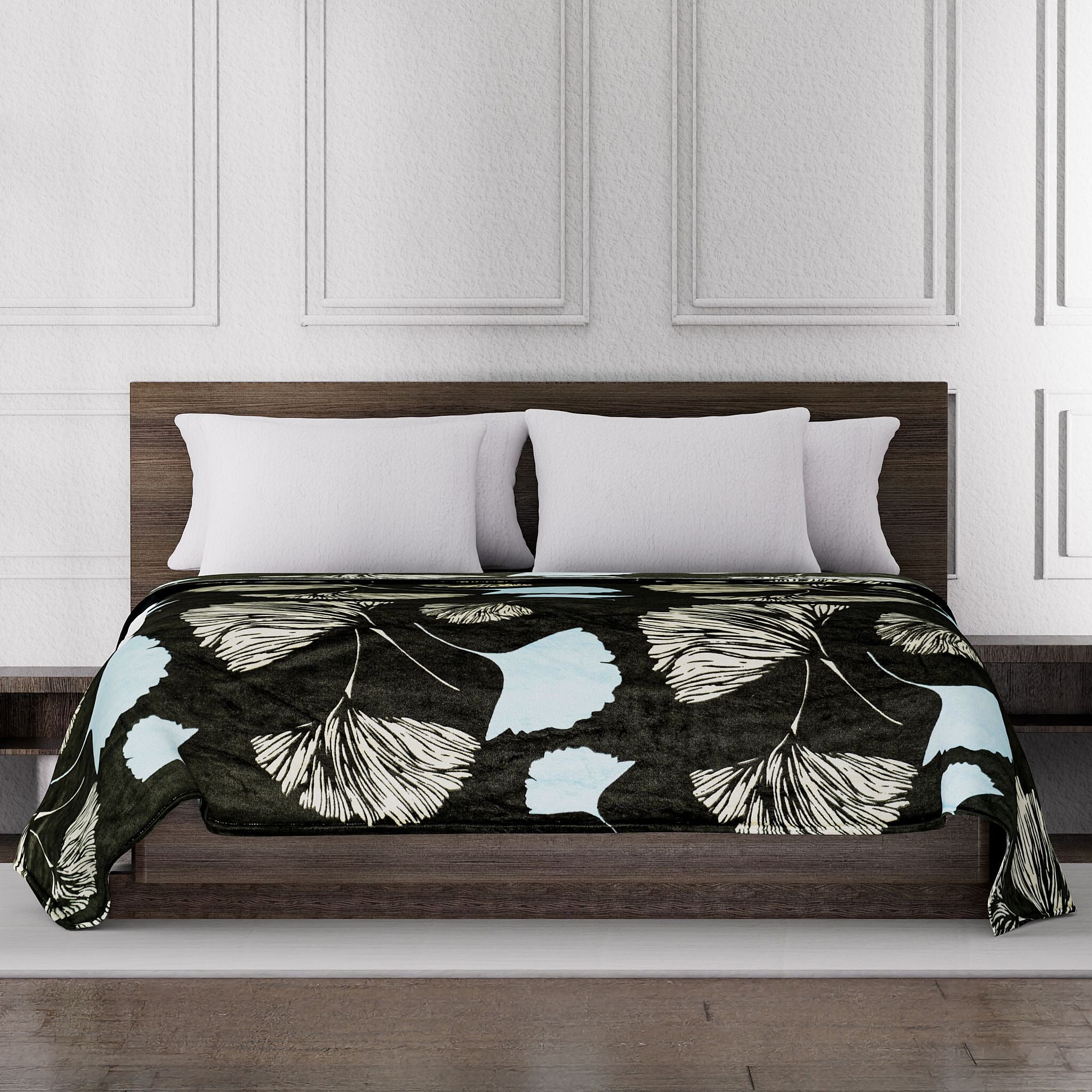 Flannel Printed Blanket (Size 200x1 cm) - Multi Color & Multicolor