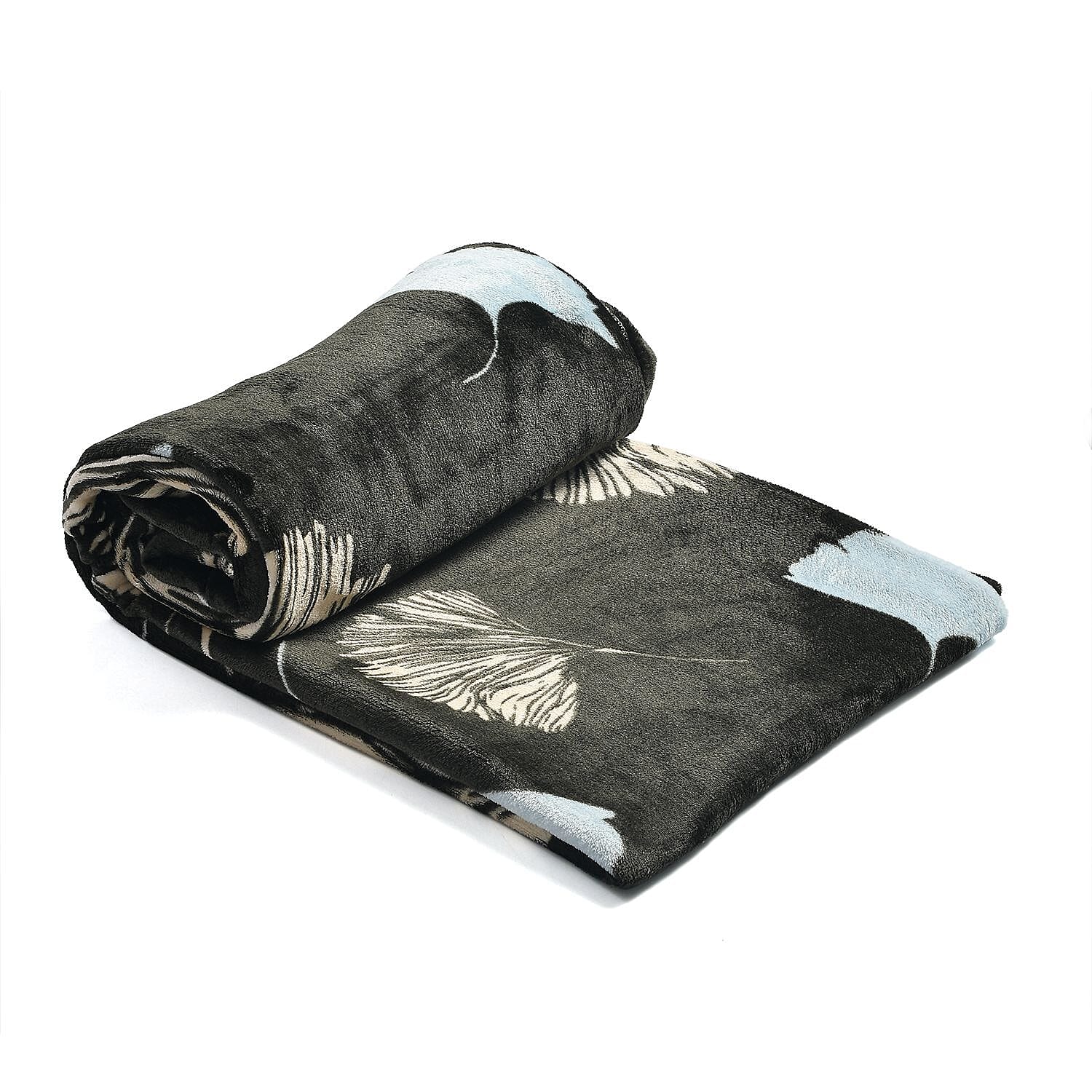 Flannel Printed Blanket (Size 200x1 cm) - Multi Color & Multicolor