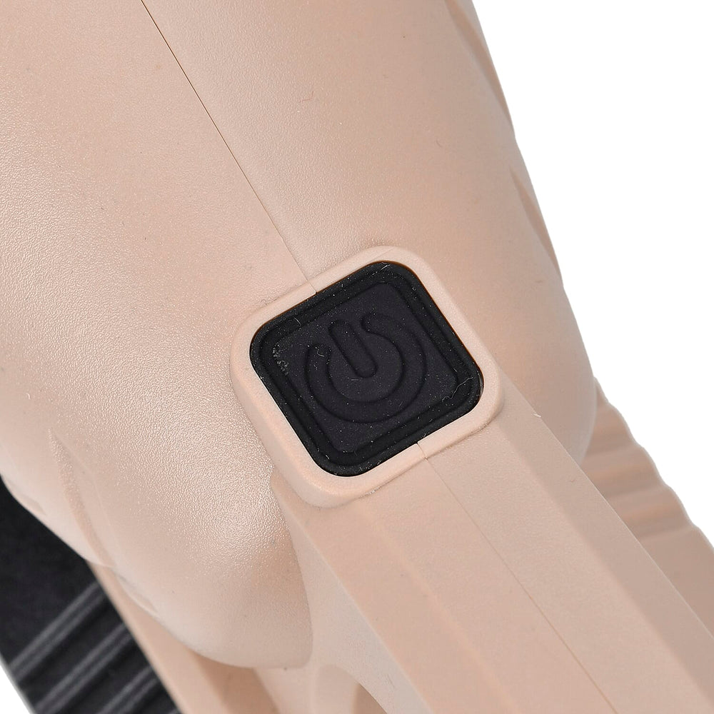 Multifunctional Portable Rechargeable Solar Flashlight and Powerbank (Battery 2400mAh) - Beige