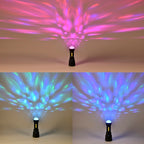 Multifunctional Rechargeable LED - COB Lamp Beads Colourful Flashlight (1200mAh Battery - USB Cable)