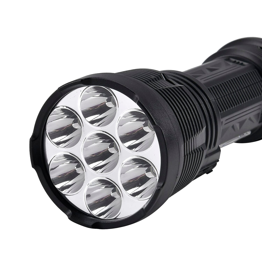 Multifunctional Rechargeable LED - COB Lamp Beads Colourful Flashlight (1200mAh Battery - USB Cable)