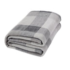 Fleece Blanket (Size 120x150 cm) - Grey