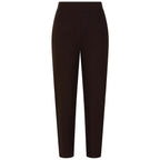 Fleece Lined Pull On Bengaline Trouser 29 (Size - 14) - Chocolate