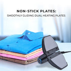 Compact Powerful Foldable Iron (Size 13x8cm) with 6 Heat Settings