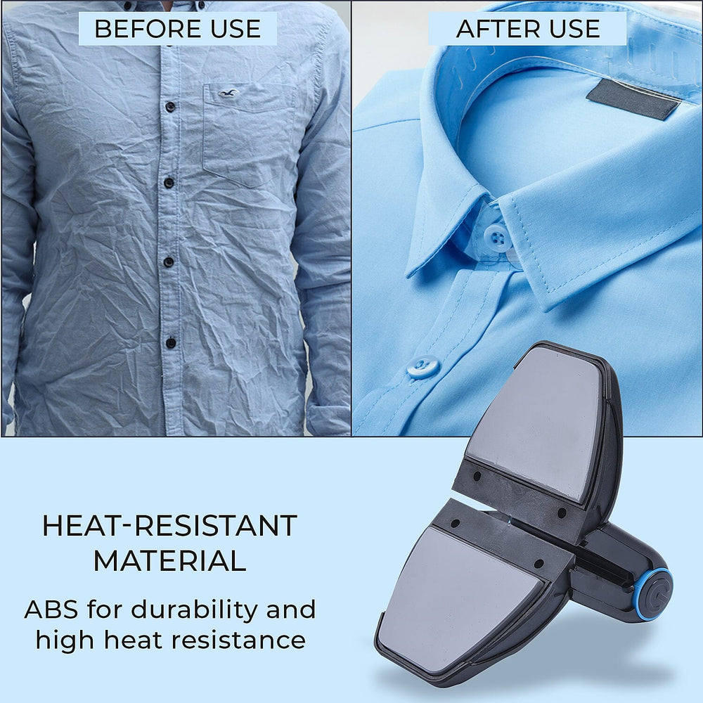 Compact Powerful Foldable Iron (Size 13x8cm) with 6 Heat Settings