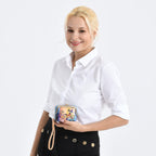 Floral & Butterfly Print RFID Wallet - Multicolour