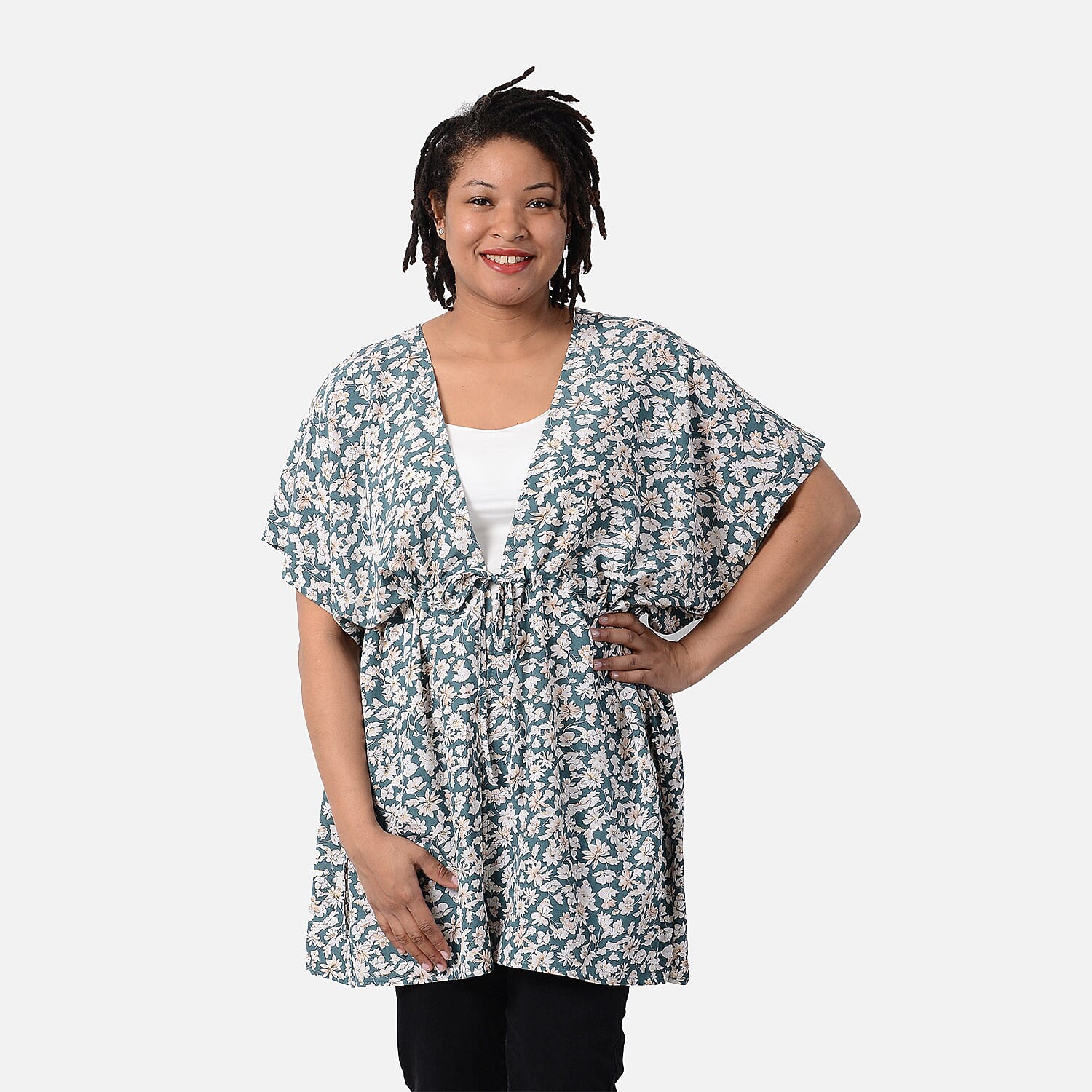 Summer Kaftan  (One Size) - Light Blue