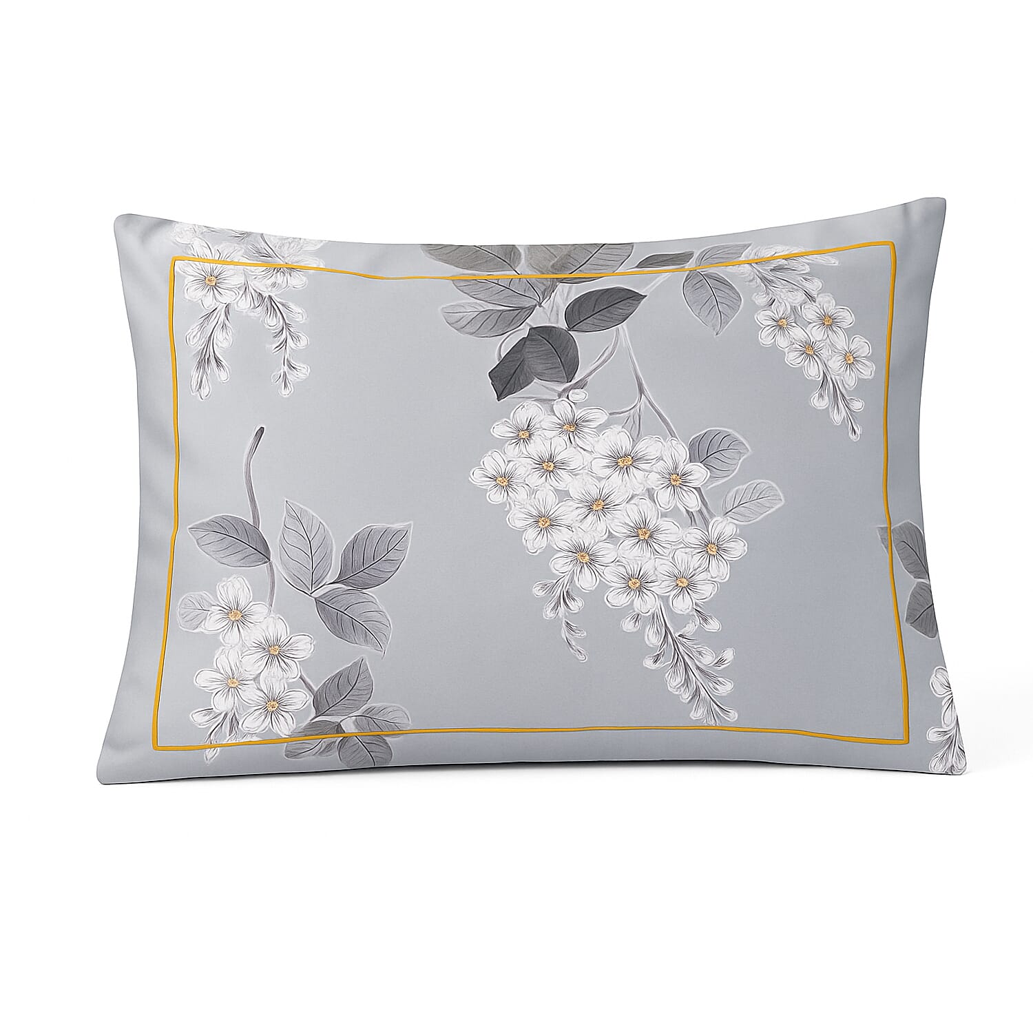 Floral Patterned Set 3 Pcs Comforter 2 Pillow Covers