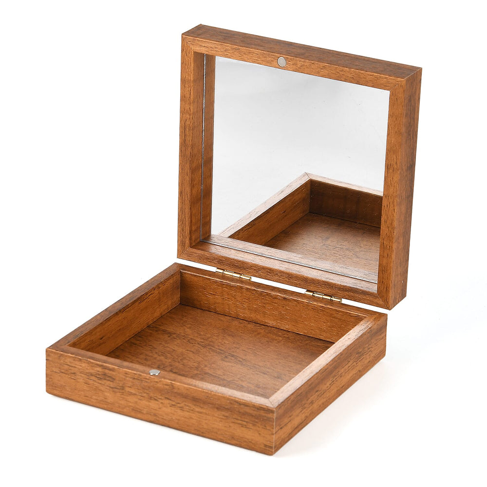 Floral Storage Box (Size 23x15x6 cm) - Multi Color & Brown