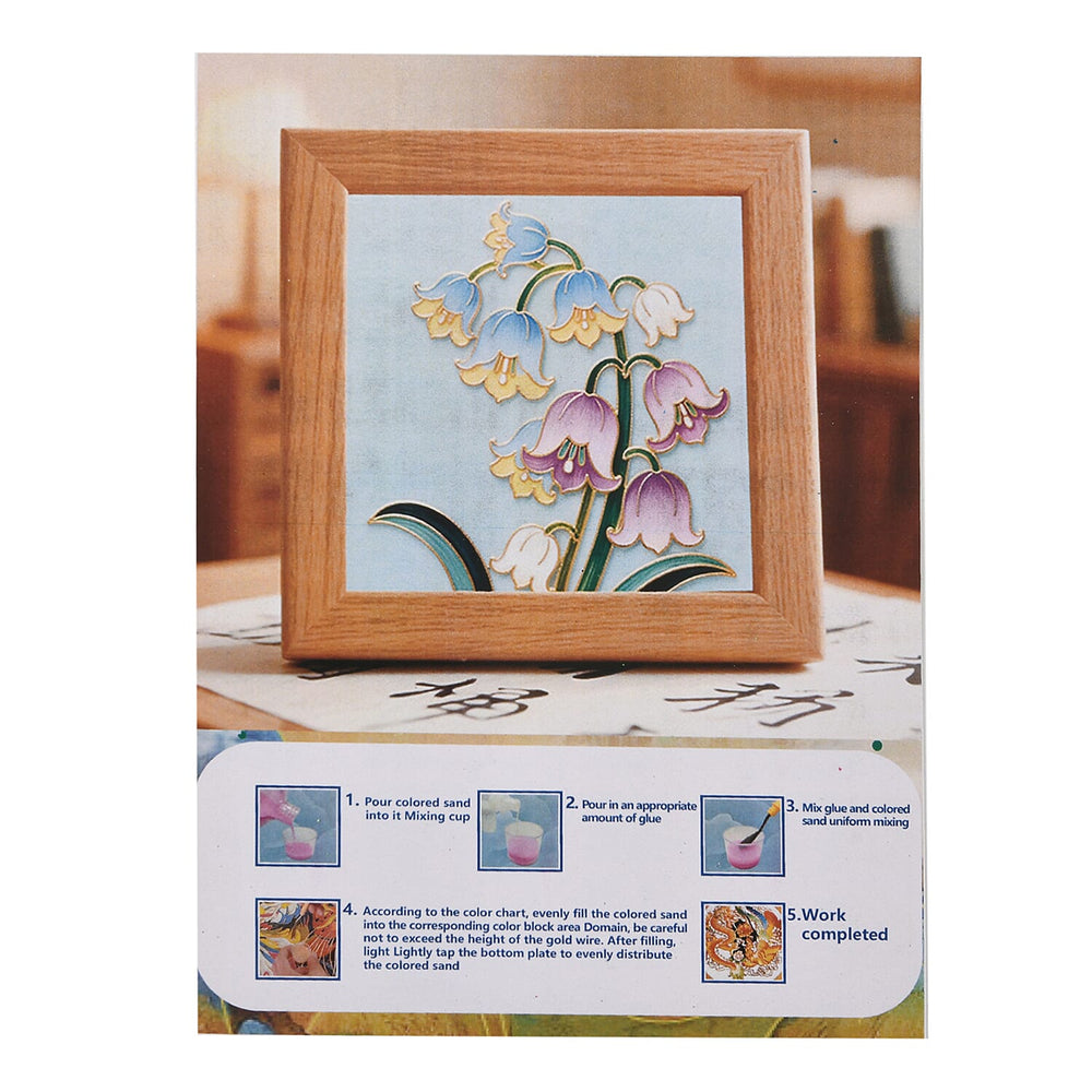 Floral Storage Box (Size 23x15x6 cm) - Multi Color & Brown