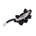 Flower Hair Clip - Dark Purple and Light Purple